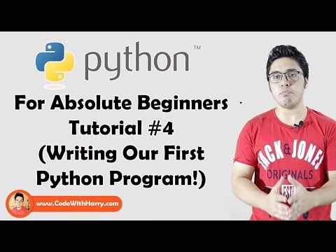 Writing Our First Python Program | Python Tutorials For Absolute Beginners In Hindi 4