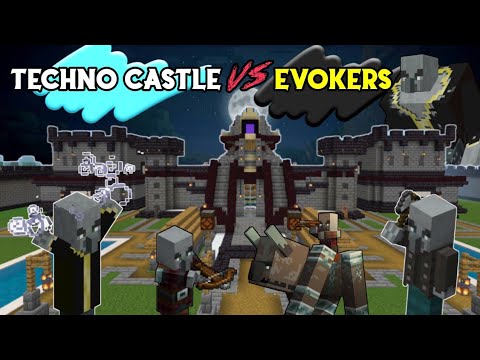 Techno Gamerz castle vs 1000 Evokers| Minecraft Hindi