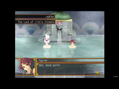 Suikoden 5 Walkthrough: Bath Scene: 15 Faylen, Josephine and Meroon