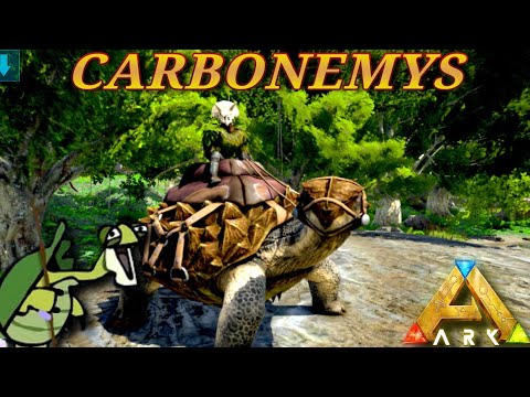 |ARK ULTIMATE| 🐢 COMO DOMESTICAR UN CARBONEMYS Y TODAS SUS UTILIDADES 👍-ARK