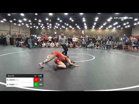 127 Lbs Rr Rnd 5 Cheyenne Davis Oklahoma Dual Vs Adriana Lopez California Blue