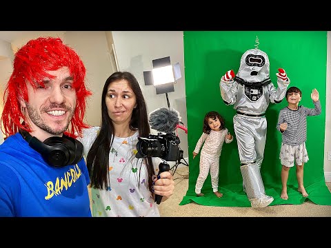 GRAVANDO O CLIPE DA NOVA MÚSICA DANÇA DO ROBÔ - Making Of Família Brancoala