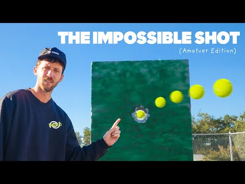 10 Amateur Tennis Players VS. The IMPOSSIBLE shot