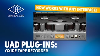 Video thumbnail for Universal Audio UAD Oxide Tape Recorder Plug-in Demo by Sweetwater
