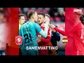 Opmerkelijke rode kaart tijdens hete Twente - Willem II ? | Samenvatting FC Twente - Willem II