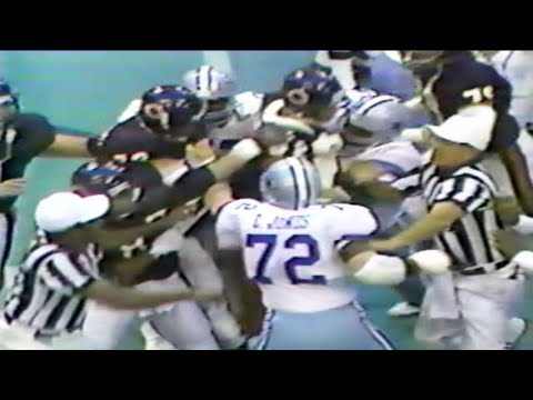 Chicago Bears & Dallas Cowboys Boxing highlights (1985)