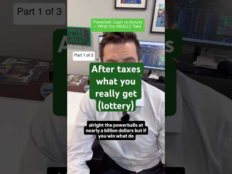 Powerball: Cash vs Annuity... What You REALLY Take Home After Taxes