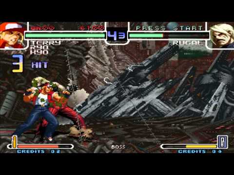 Tips vs Bosses Terry vs Rugal KOF 2002