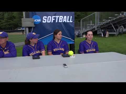 NCAA Div. III Softball Super Regional Final Williams vs. MIT - Williams Press Conference