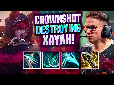 CROWNSHOT DESTROYING WITH XAYAH NEW BUFFS! - VIT Crownshot Plays Xayah ADC vs Senna! | Patch 11.21