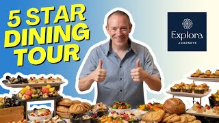 Is This the Best Food at Sea? | Explora II Luxury Cruise Dining Tour & Review