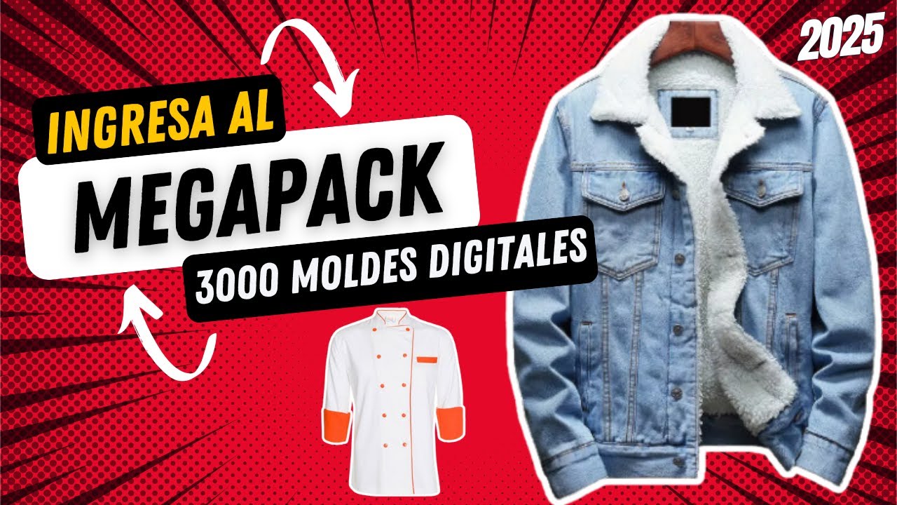 PAQUETE DE 3000 MOLDES DIGITALES