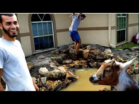 Blake's EXOTIC ANIMAL RANCH Pond Build