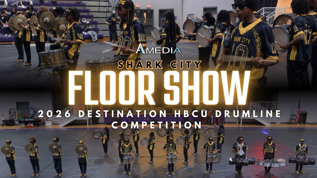 Shark City Drumline | 2026 Destination HBCU | 4K  🔥🎥🎬‼️