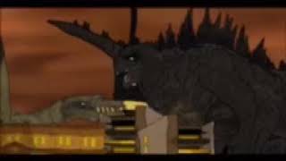 Godzilla vs komotul and pterodactyl music video from clay walker  (heaven leave the light on)