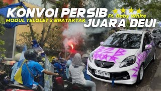 Download lagu PERSIB B2B CONVOY WINS 💙Amazes Bobotoh Who Are In Their Convoy With Telolet Module & Brataktak Bl... mp3