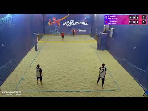 08:45 M. Bedukha / Y. Yevdokymov - D. Svyrydenko / V. Antoniuk 04.04.2023 | Winners Beach Volleyball