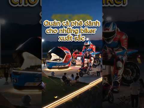 Quán cafe dành cho những biker xuất sắc #nằmmơcóxe #shorts #moto