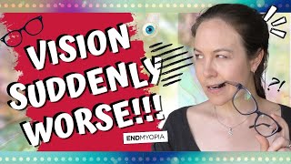 VISION SUDDENLY GOT WORSE | Lost 10cm overnight! | What