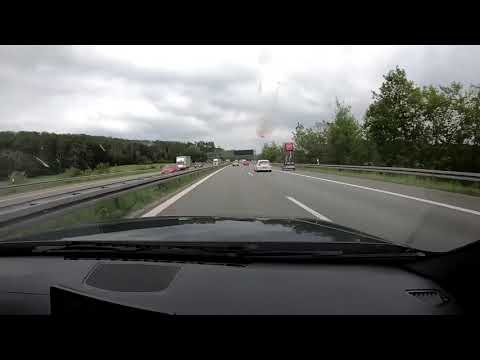 Wieso ist das so schwer? zweistreifige Verschwenkung auf Standstreifen für Baustelle