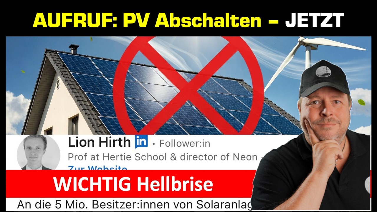 Aufruf an PV Besitzer!Jetzt abschalten! - Hellbrise -500 €/MWh Maximalwert