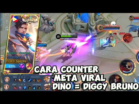 CARA COUNTER META VIRAL DIGGY BRUNO MENGGUNAKAN GRANGER AUTO WIN 100%