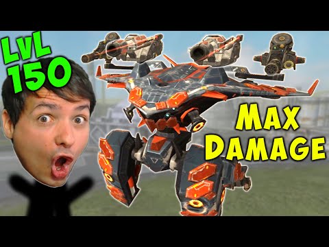 MAX DAMAGE TITAN - Level 150 AO MING Gameplay War Robots 5.6 WR