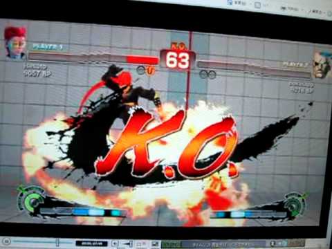 SUPER STREETFIGHT4 isesuto 四国(C.Viper) VS bokusapp (Bonchan)   (Sagat)  Part4