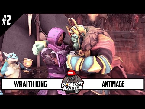 ROSH PIT BATTLE #2 | WRAITH KING vs ANTI-MAGE | DOTA VERSUS RAP BATTLE