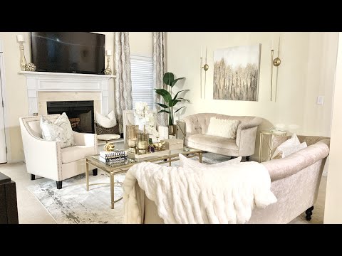 HOME MAKEOVER SERIES- LUXE AND WELCOMING LIVING ROOM...