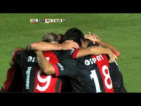 Error de Barovero, gol de Ruiz - Colón 4 - 1 River - Torneo Transición 2016 - Fecha 7