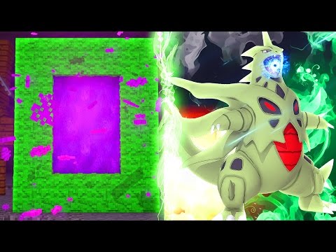 COMO FAZER UM PORTAL PARA O MUNDO DO TYRANITAR - MINECRAFT (Pokemon X Y)