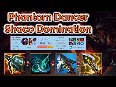 31 Kills + 428 CS at 34 Minutes! :o Oneshot Shaco [League of Legends] Full Gameplay - Infernal Shaco