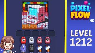 Pixel Flow Level 1212 Solution Walkthrough
