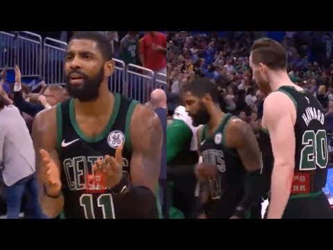 Kyrie Irving Gets Mad At Gordon Hayward After He Doesn't Pass Him The Ball On The Final Shot!
