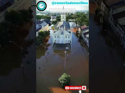 NOVO HAMBURGO RS cidade completamente Inundada #suldobrasil #sosriograndedosul #noticias #rs #fyp