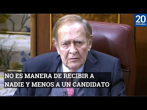 El reproche de TAMAMES al tono de PATXI LÓPEZ en el Hemiciclo