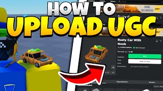How To Upload UGC Items On Roblox