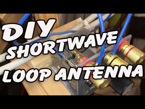 DIY Shortwave Stealth Antenna Loopantenna - AMAZING Indoors / Basement