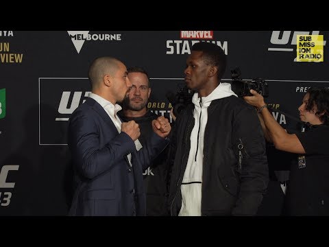 UFC 243: Robert Whittaker vs. Israel Adesanya Staredowns