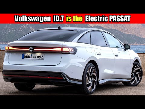 2024 Volkswagen ID.7 Electric Sedan is bigger than Tesla Model 3