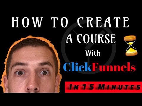 Part of a video titled ClickFunnels for Online Courses - In 15 minutes!! - YouTube