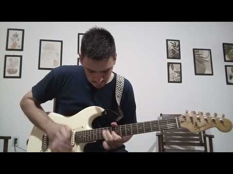 Cover Rezando solo - Indio Solari (primer solo de guitarra)