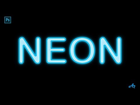 Photoshop Tutorial: Realistic NEON LIGHT TEXT EFFECT| NEON TEXT EFFECT with Photoshop CC 2018