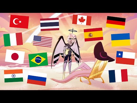 Hazbin Hotel - Lute confronts Lilith in DIFFERENT LANGUAGES #hazbinhotel #lute #lilith