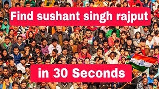Find sushant singh rajput in 30 seconds Chanda Mama Door Ke Challenge JB Zayn