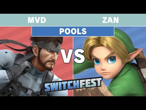 SwitchFest 2019 - TG | MVD (Snake) Vs. Zan (Young Link) Pools - Smash Ultimate