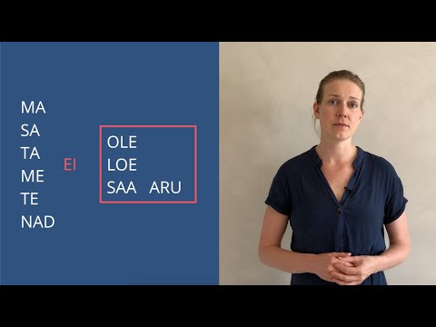 Learn Estonian Language: Present Tense (Part II)