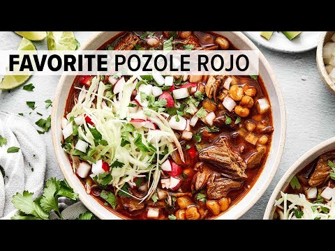POZOLE ROJO is a must-make authentic Mexican soup recipe!