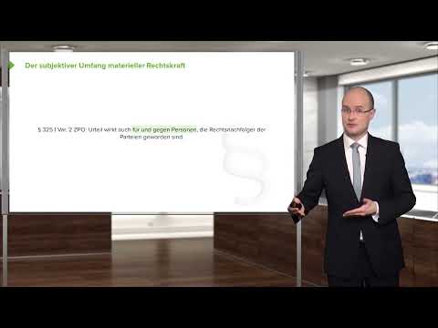 Erkenntnisverfahren I Rechtskraft (§§ 705 ZPO, 322 ZPO) I RA Mario Kraatz